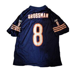Boy Youth Chicago Bears Rex Grossman #8 Football Jersey Size 10/12 M